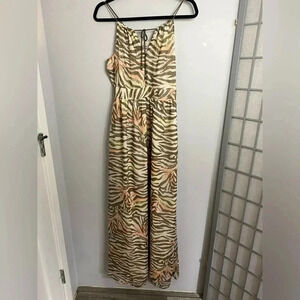 Vero Moda - Animal print maxi dress - US4 / UK 8